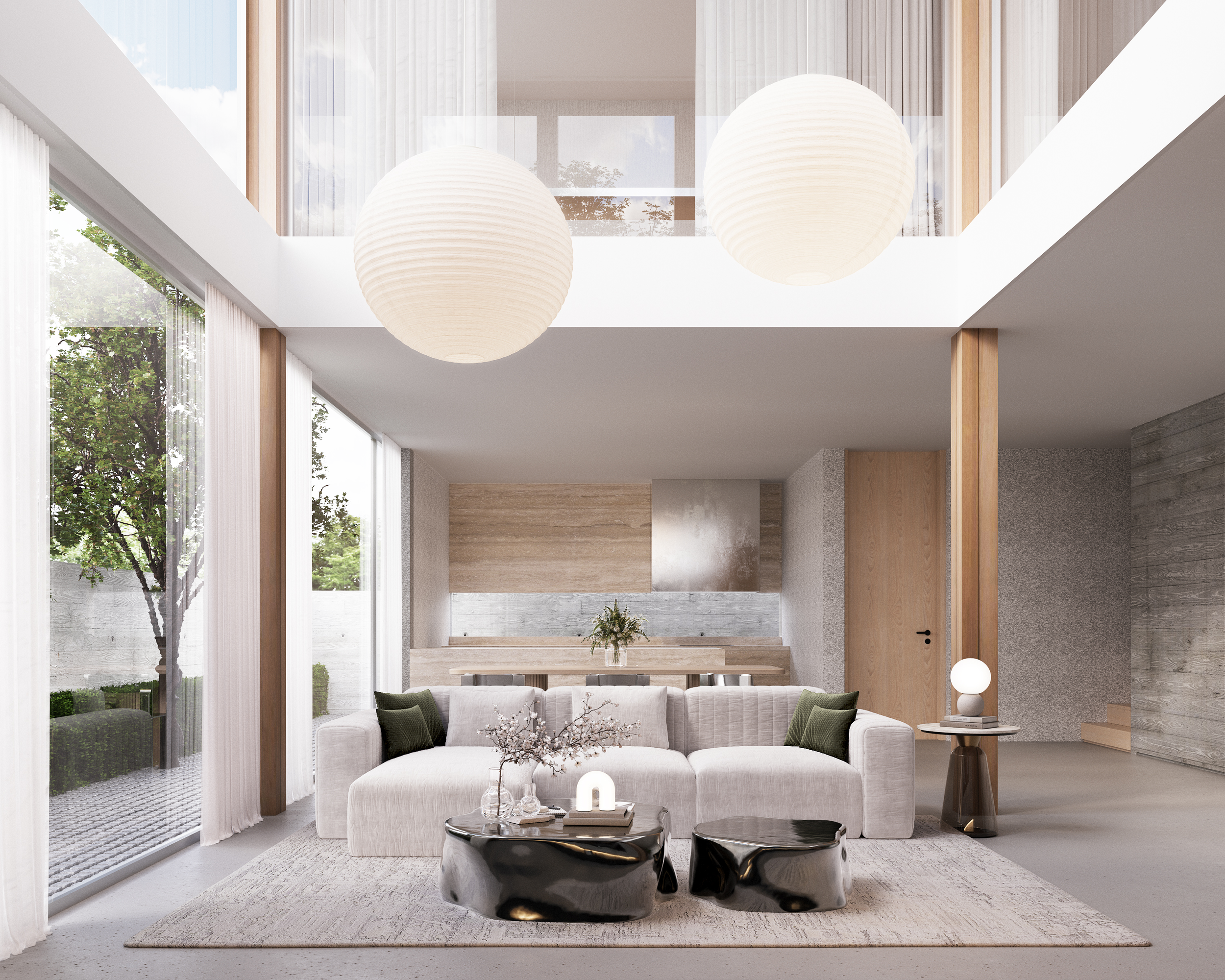 ออกแบบภายในห้องรับแขก