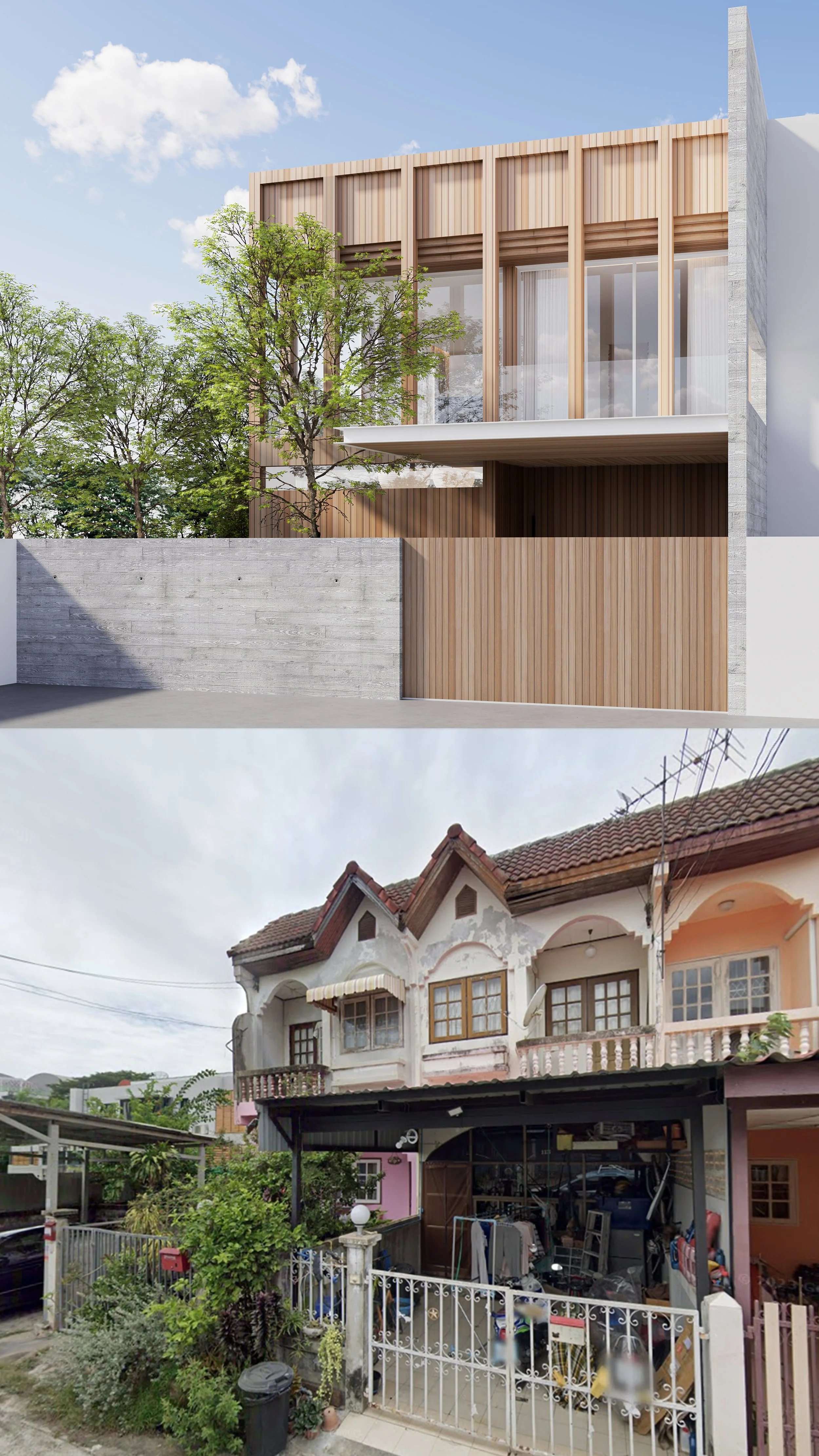 ผลงานรีโนเวทและปรับปรุงภายในบ้านโดย Fractal Studio พร้อมการยกระดับพื้นที่อยู่อาศัยให้มีความร่วมสมัย