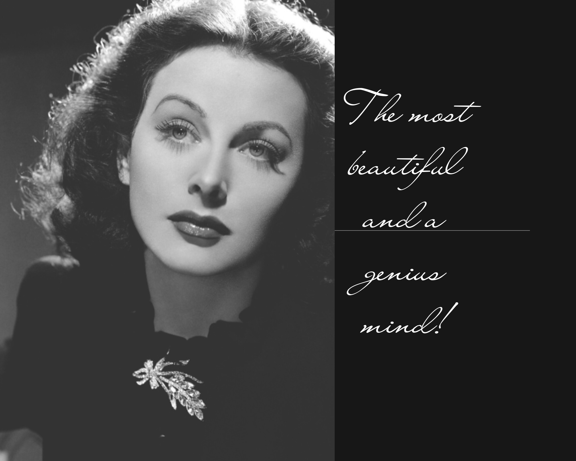 The most beautiful woman in Hollywood, aka a genius inventor!