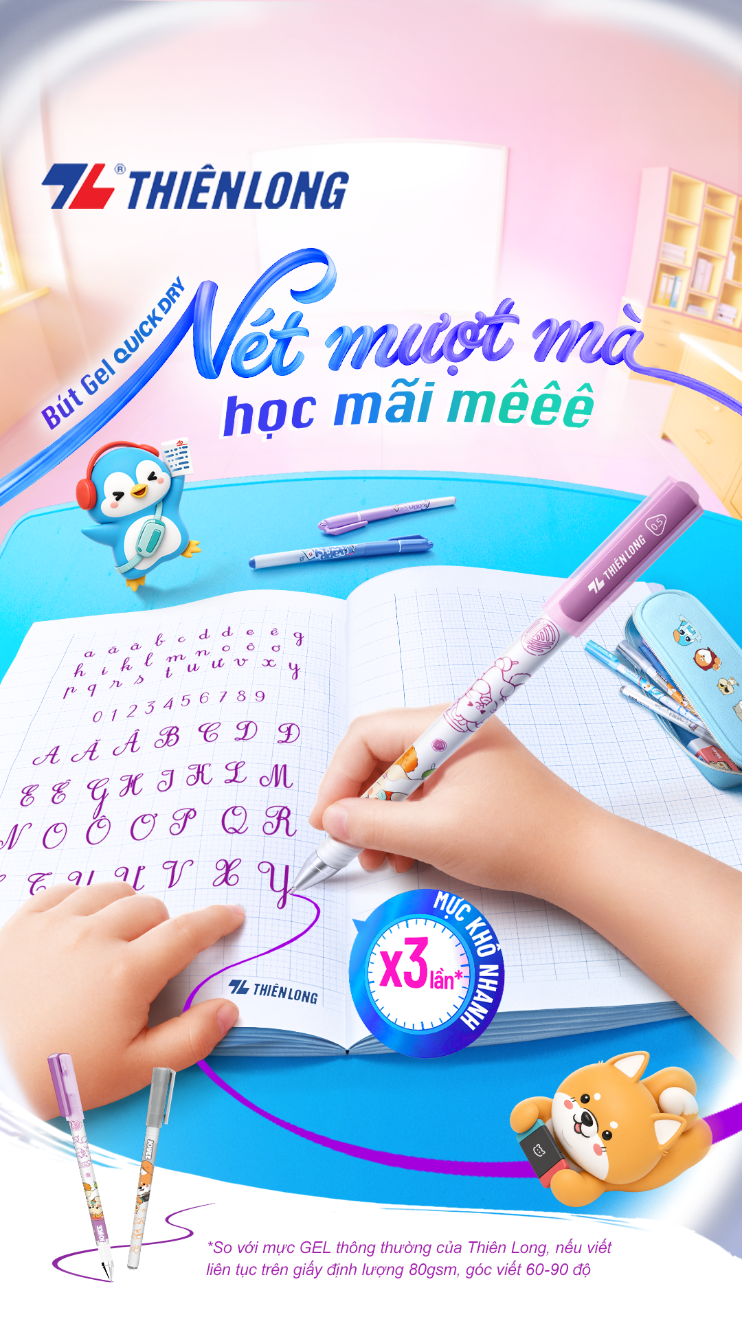 Thiên Long Gel - Mượt Mà Mãi Mê!