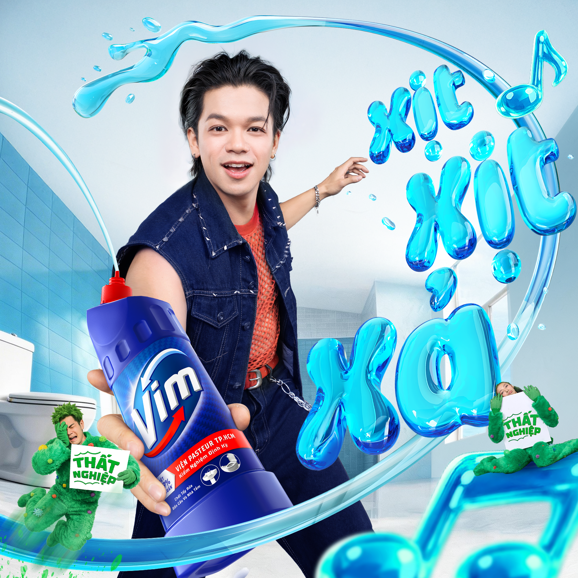 VIM Xịt Xịt Xả - Sa Thải Vi Khuẩn!