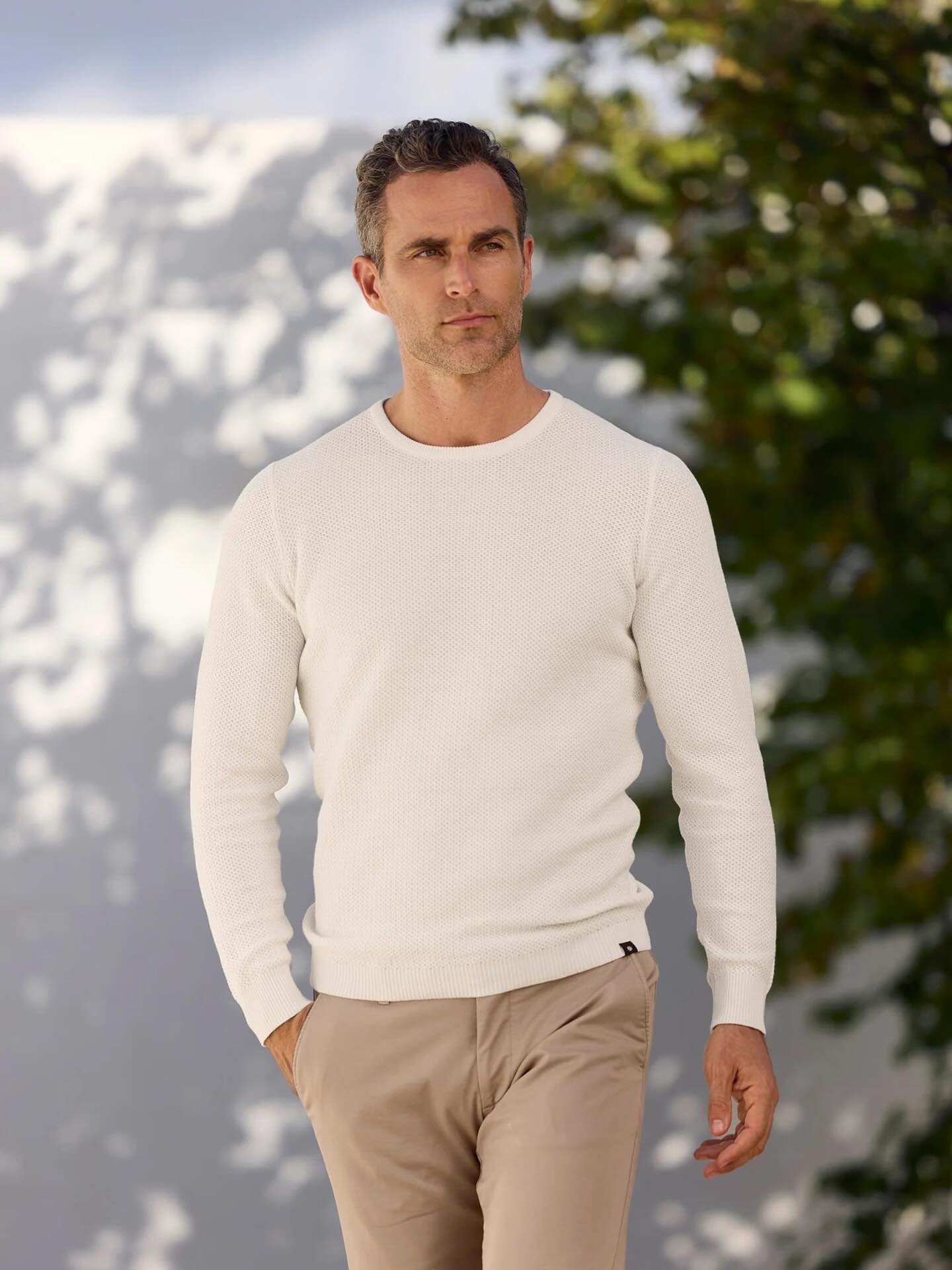 V&aring;rnytt fra RICCOVERO👌 Henry structure i offhvite og bl&aring; #cottoncashmere #menswear #📸riccovero_1936 
#bremnesisvolv&aelig;r #shoppinglofoten