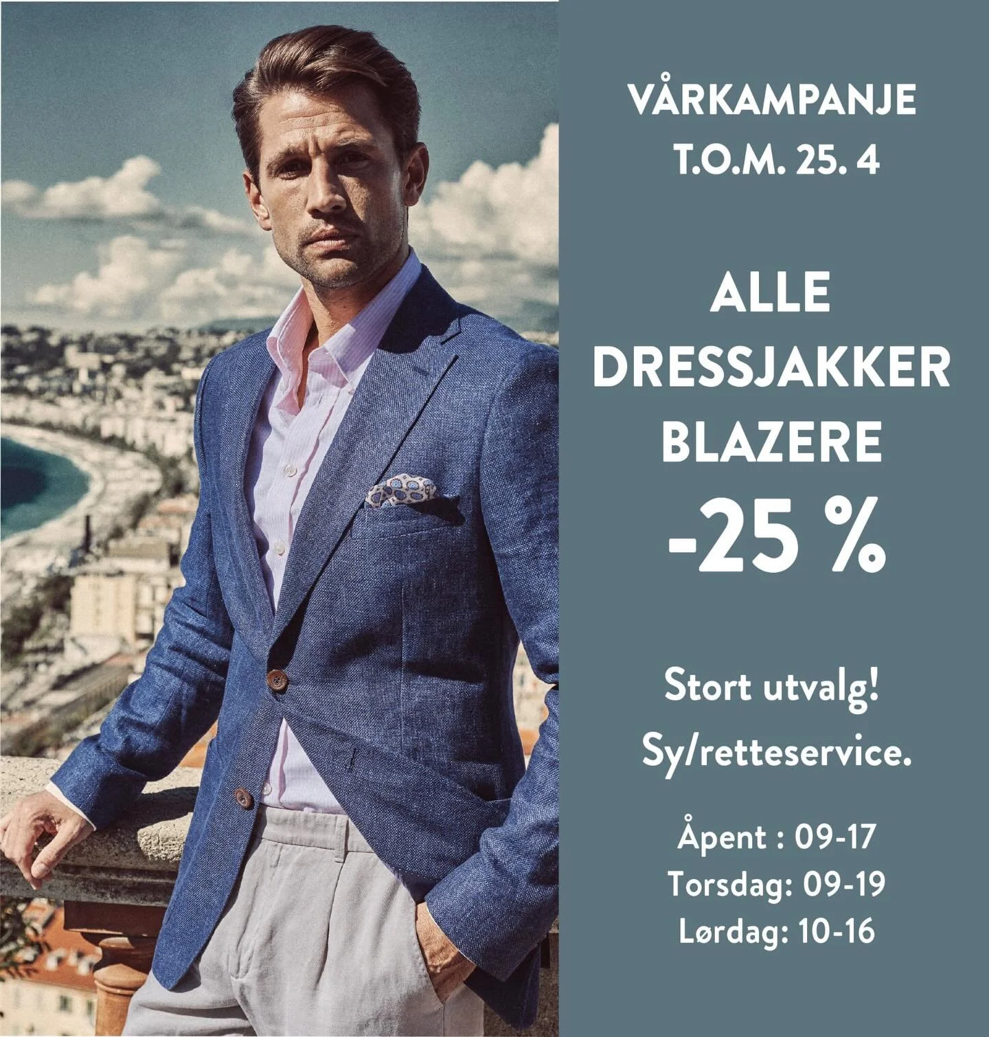 Kom innom og se v&aring;rt gode utvalg av dressjakker/ blazere som er p&aring; -25% t.o.m 25 April #blazer #dressjakker #bremnesisvolv&aelig;r #shoppinglofoten