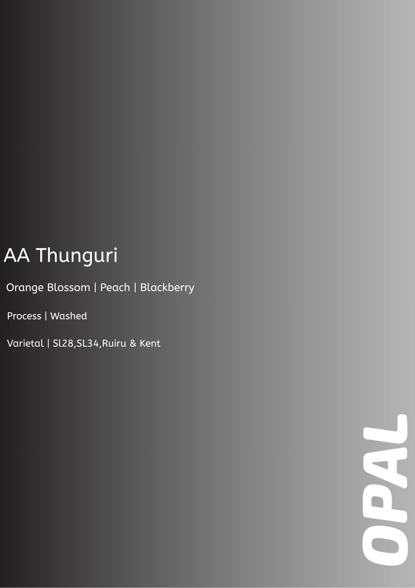AA Thunguri Kenya