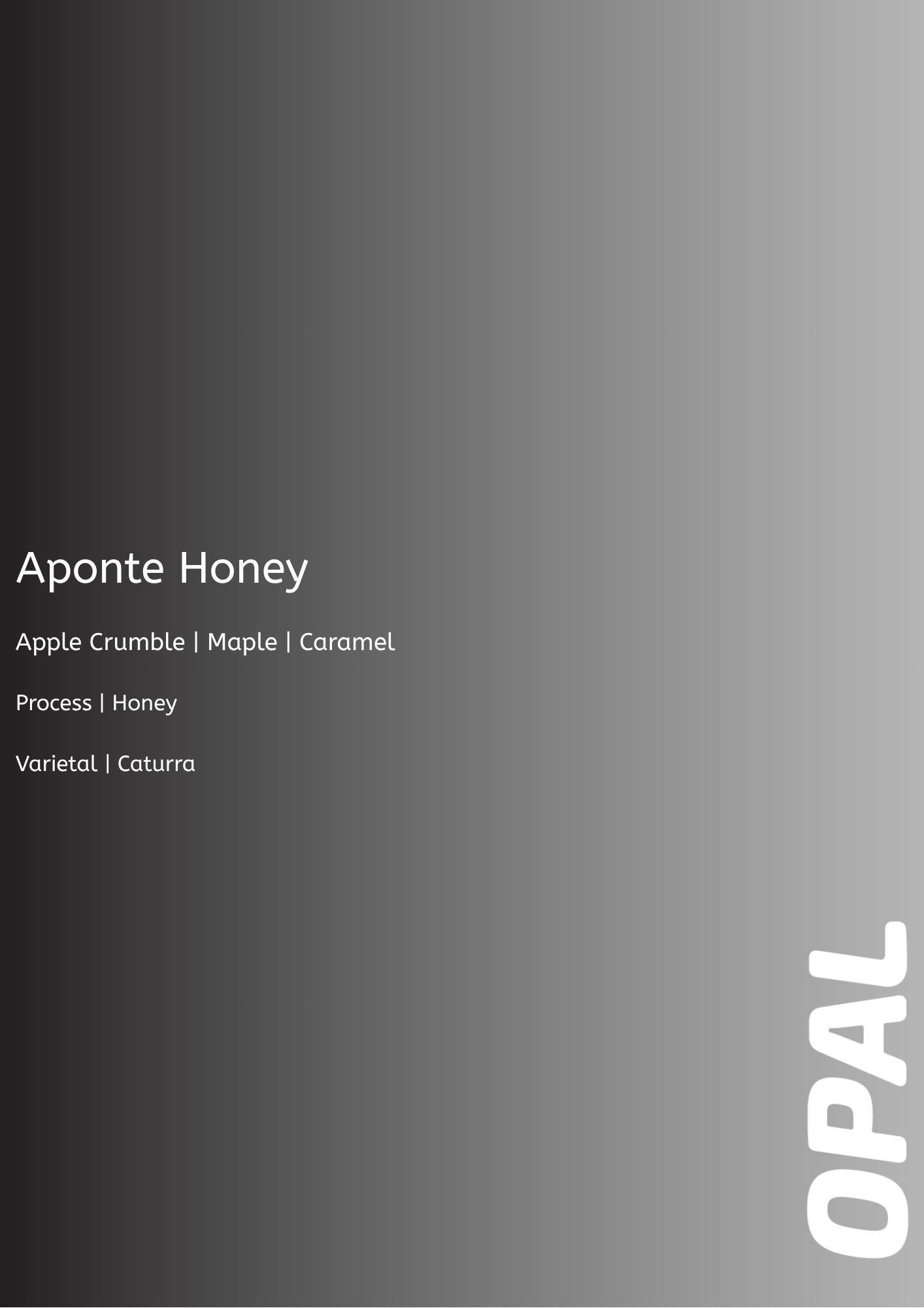 Aponte Honey Colombia