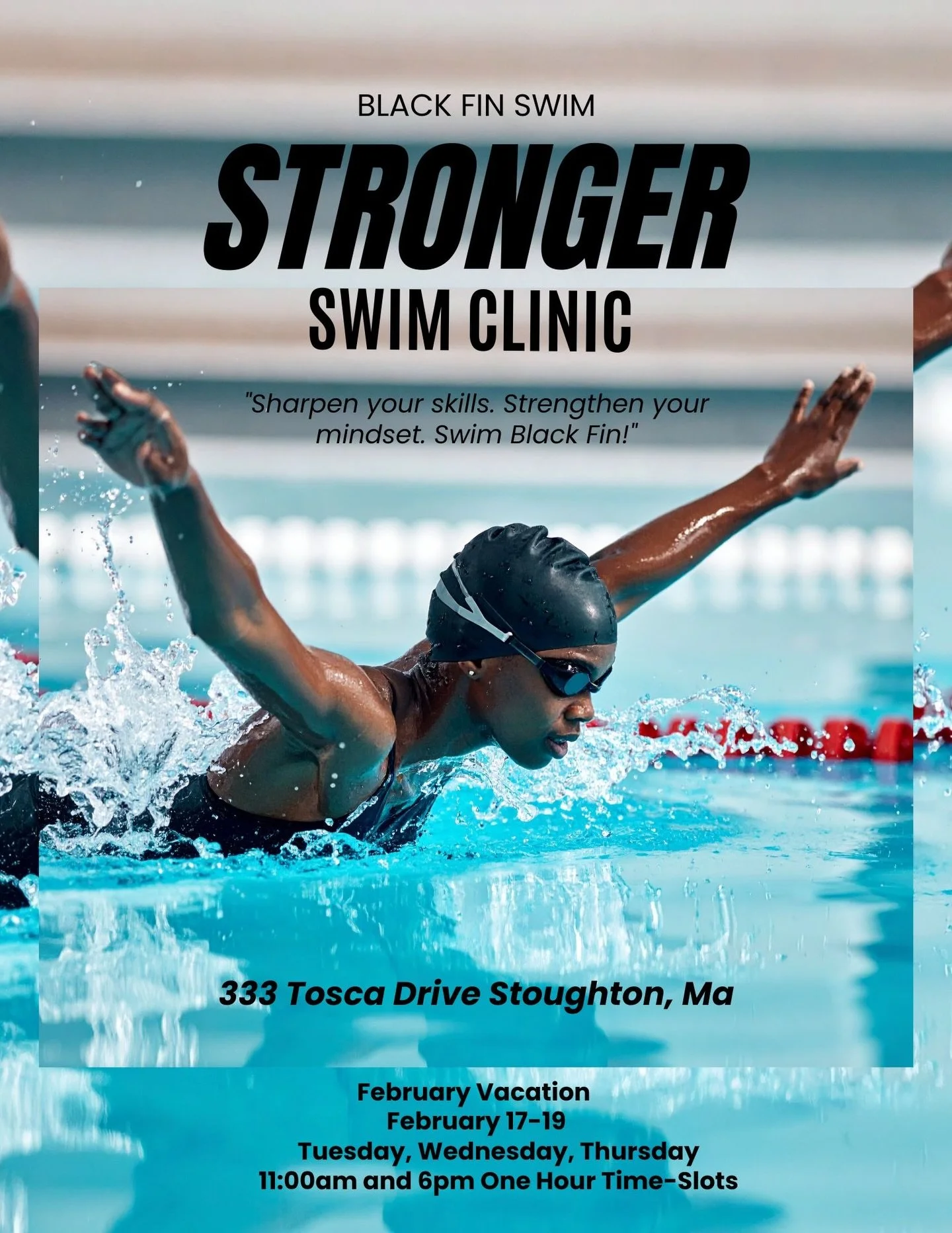 💥 February Swim Clinic is BACK! 💥

📅 February 17&ndash;19
🕚 Morning: 11:00 AM
🌙 Evening: 6:00 PM

This 3-day clinic is all about leveling up technique and performance. We&rsquo;ll be working on:🏊🏽&zwj;♂️ 

🔄 Starts, turns &amp; Kicks Tuesday 