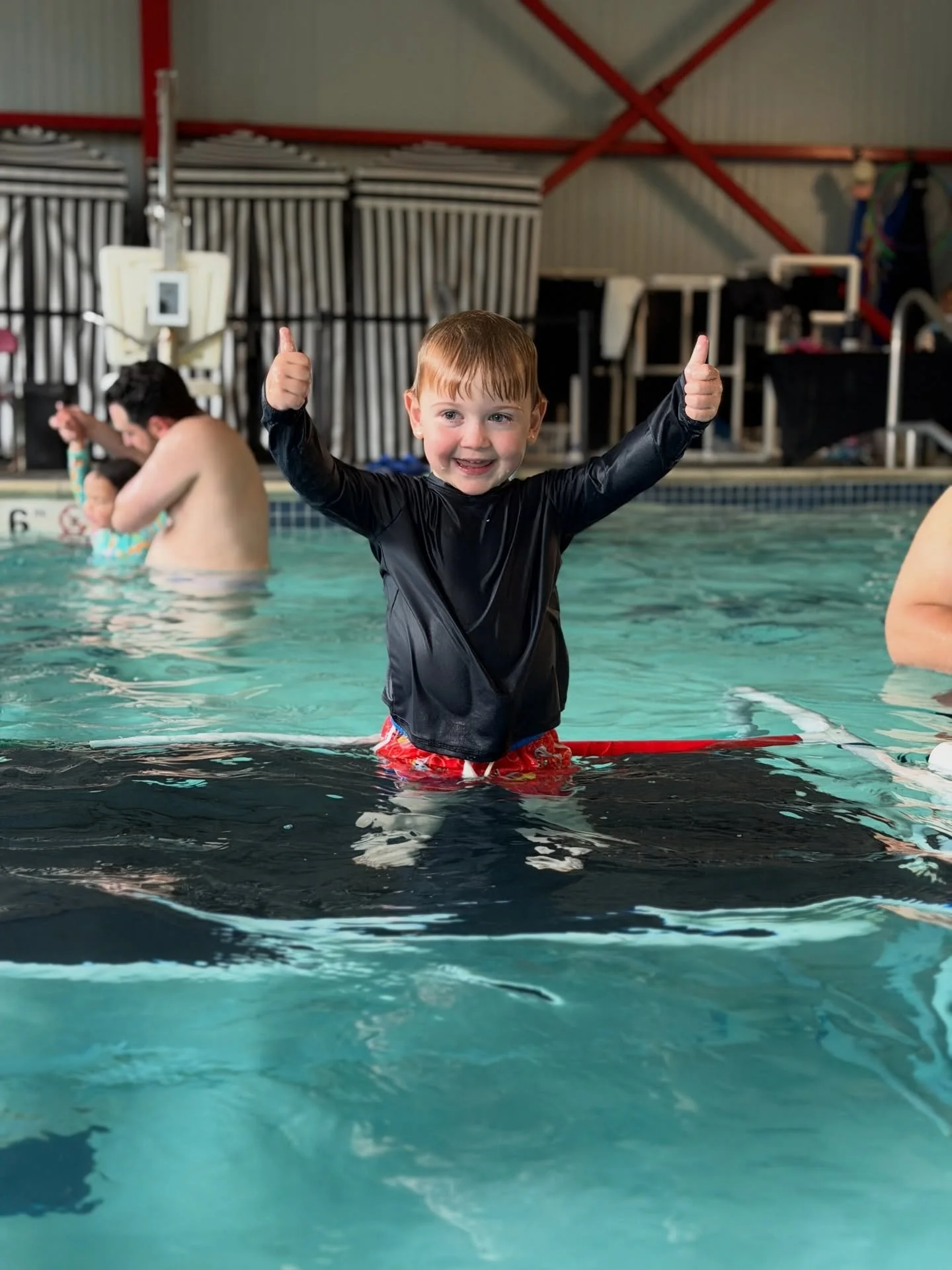First week ✅ Thumbs up from Aiden says it all &mdash; we&rsquo;re loving the excitement and can&rsquo;t wait to see what the rest of the session brings! 💪🏾🖤
