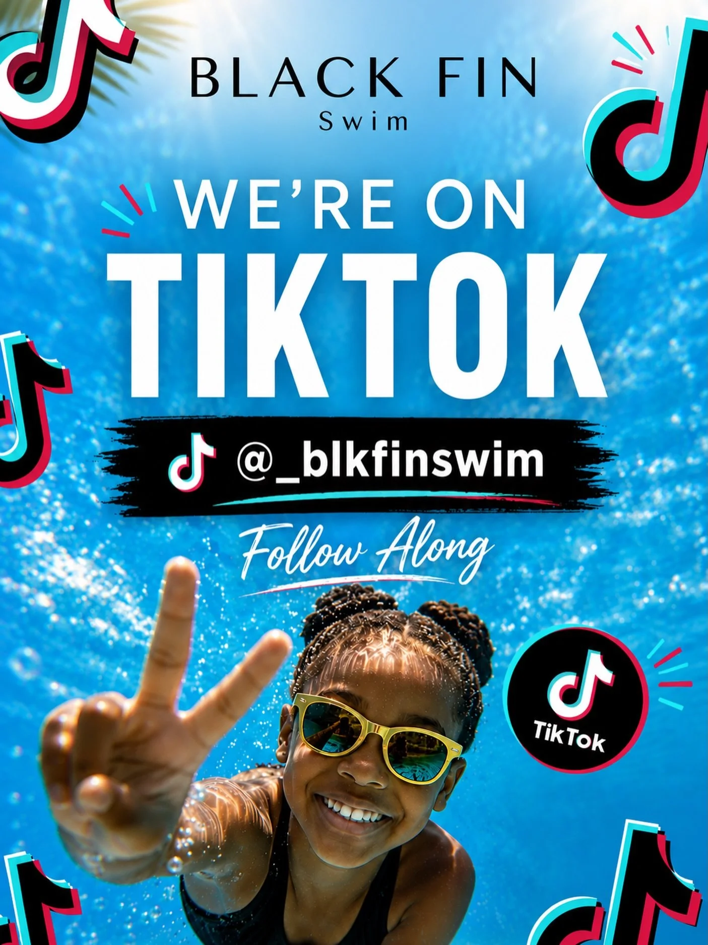 TikTok, we made it. 🌊🖤

You&rsquo;ve been asking, we&rsquo;ve finally got with it. Follow us at @_blkfinswim for water safety, swim tips, behind the scenes moments, and all things BLACK FIN Swim.

🚨 Warning: May contain adorable swimmers, proud pa