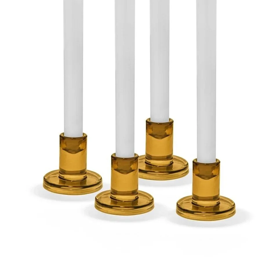 Modern Pleated Candlesticks