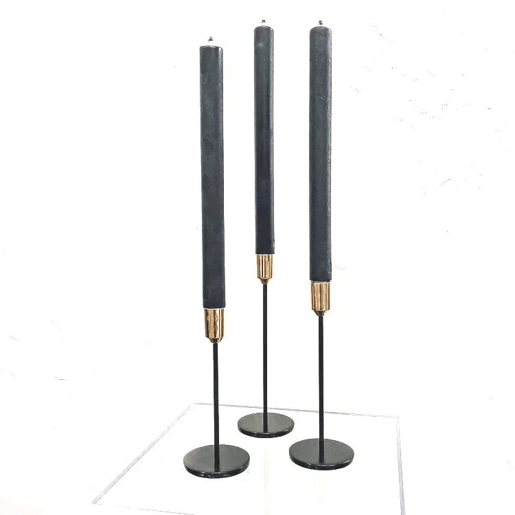 Black & Gold Candlesticks