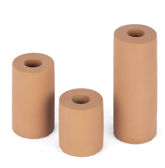 Terracotta Candlesticks
