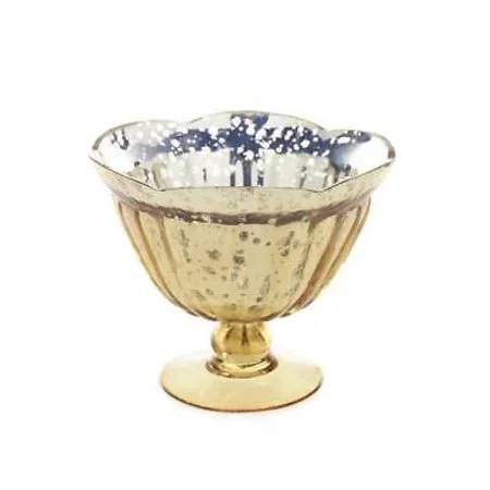 Gold Mercury "Gatsby" Compote