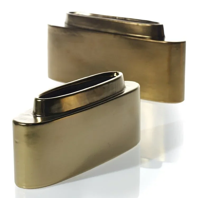 Sleek Gold Planters