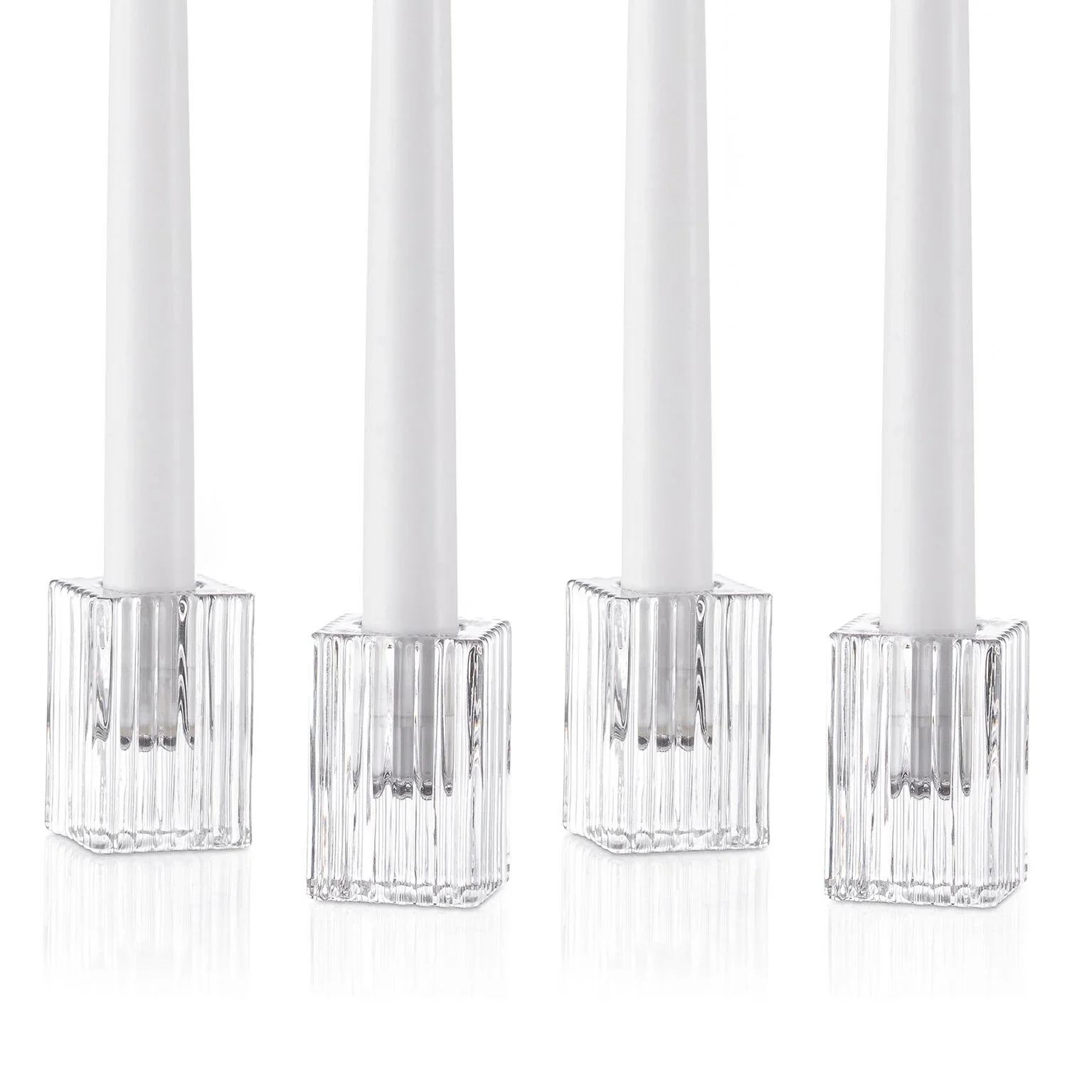 Pleated Candlestick, Tall