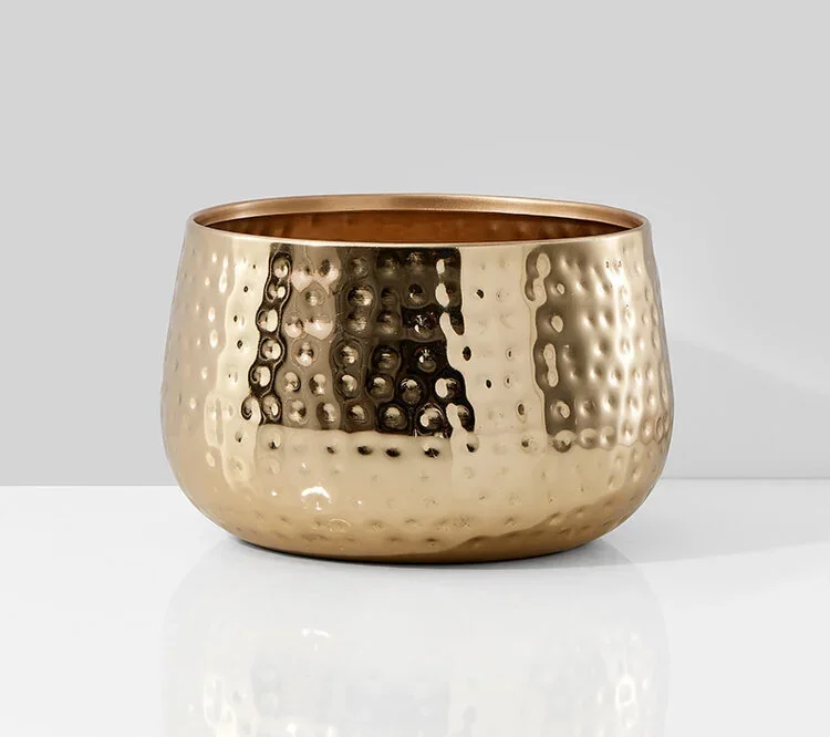 Hammered Gold Bowl
