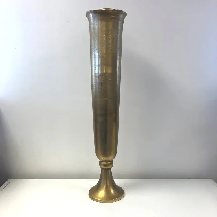 Gold Trumpet Vase