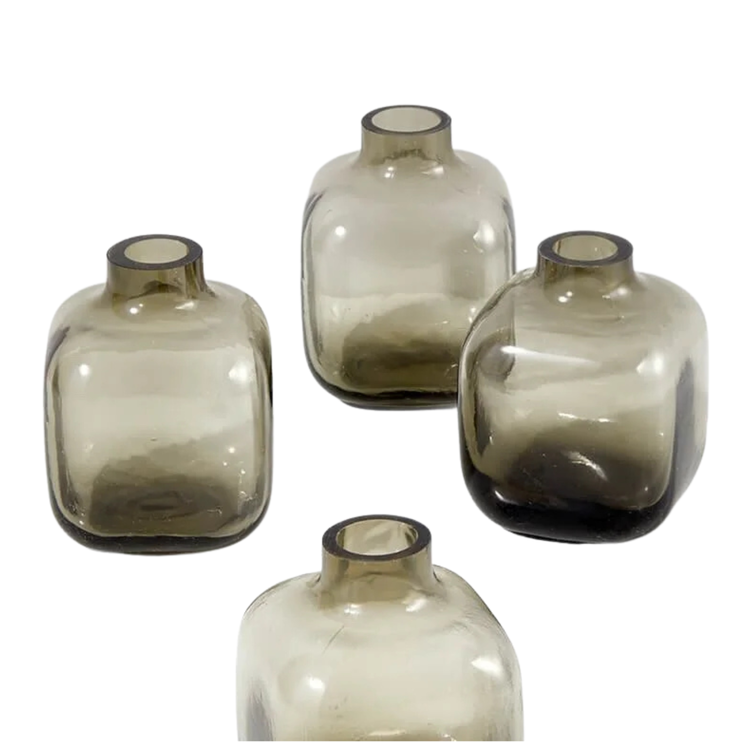 Smoke Square BOHO Bud Vase