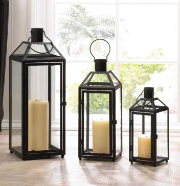 Black Lanterns (Varying Sizes)