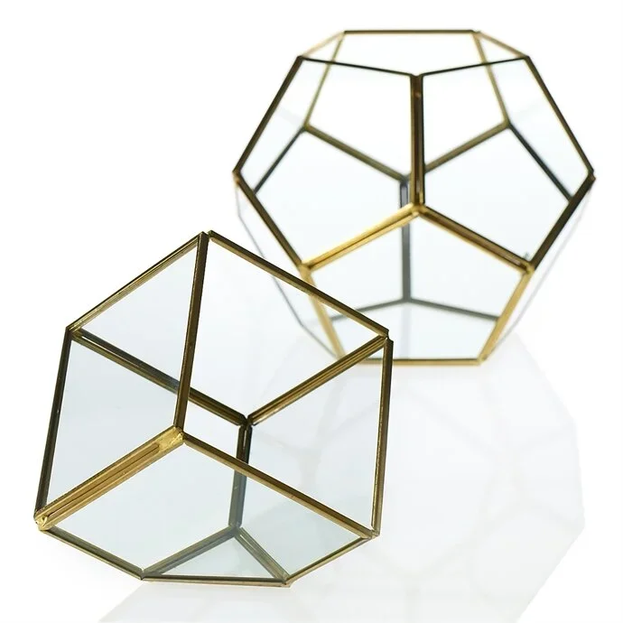 Gold Geo Globes/Boxes