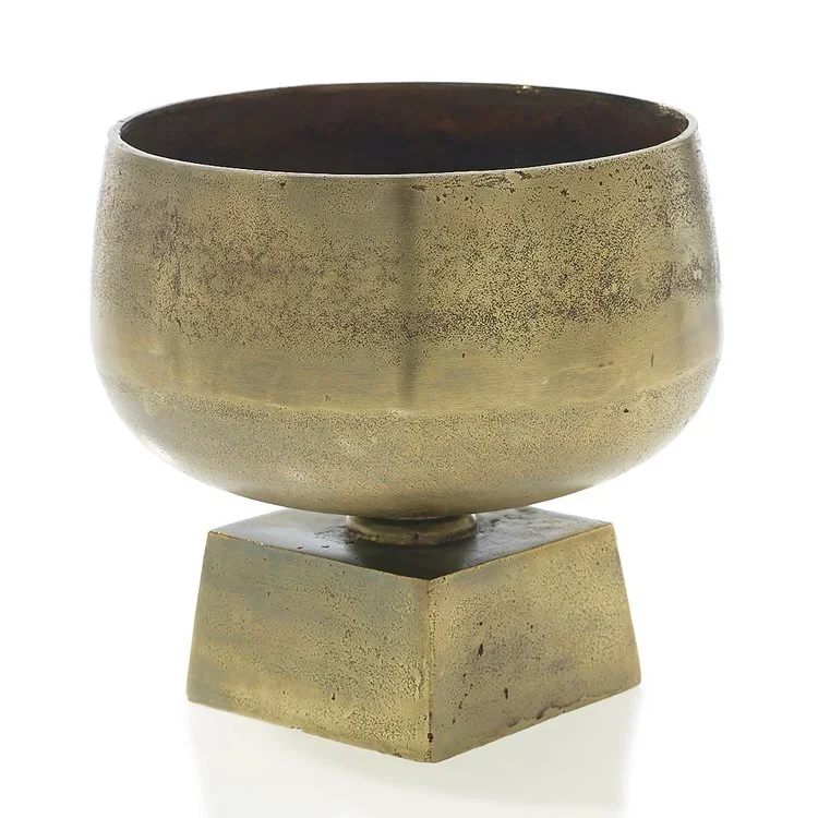 Antique Gold "Statue" Urn