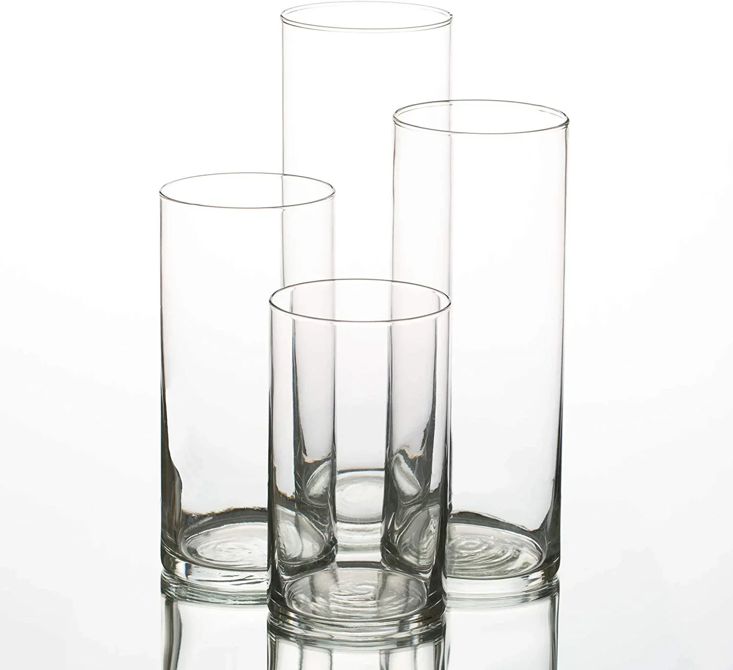Clear Cylindrical Glass Votives