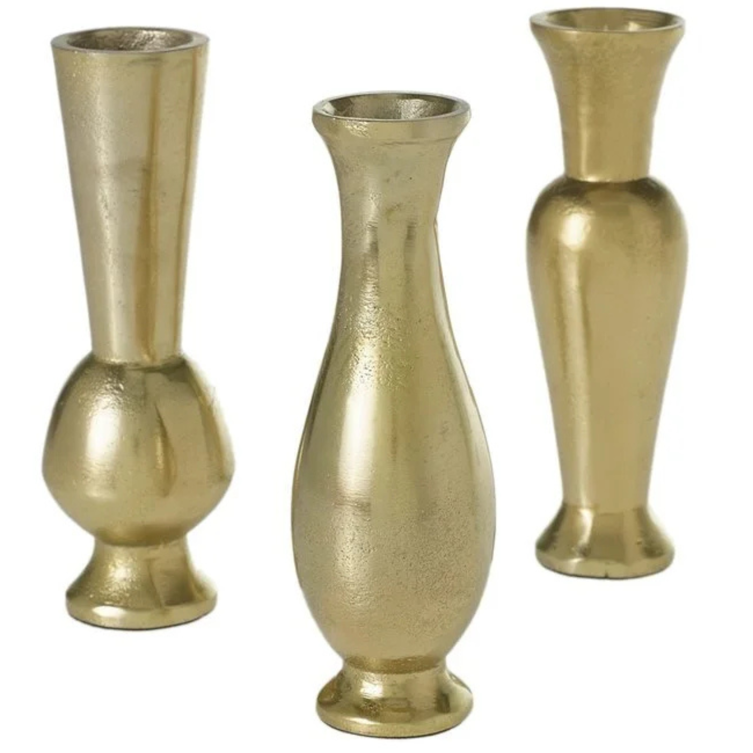 Henna Gold Bud Vases