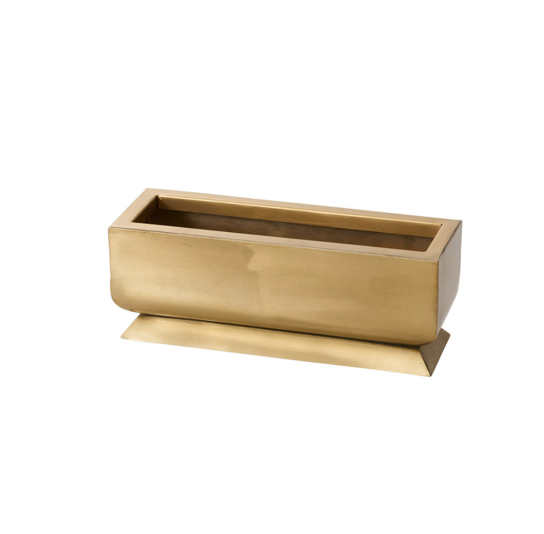 Rectangular Gold Planter