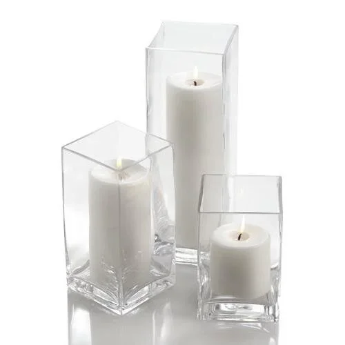 Glass Rectangular Votives