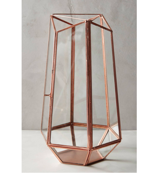 Rose Gold Terrarium