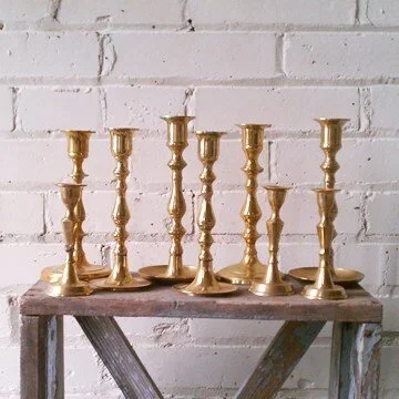 Vintage Brass Candlesticks