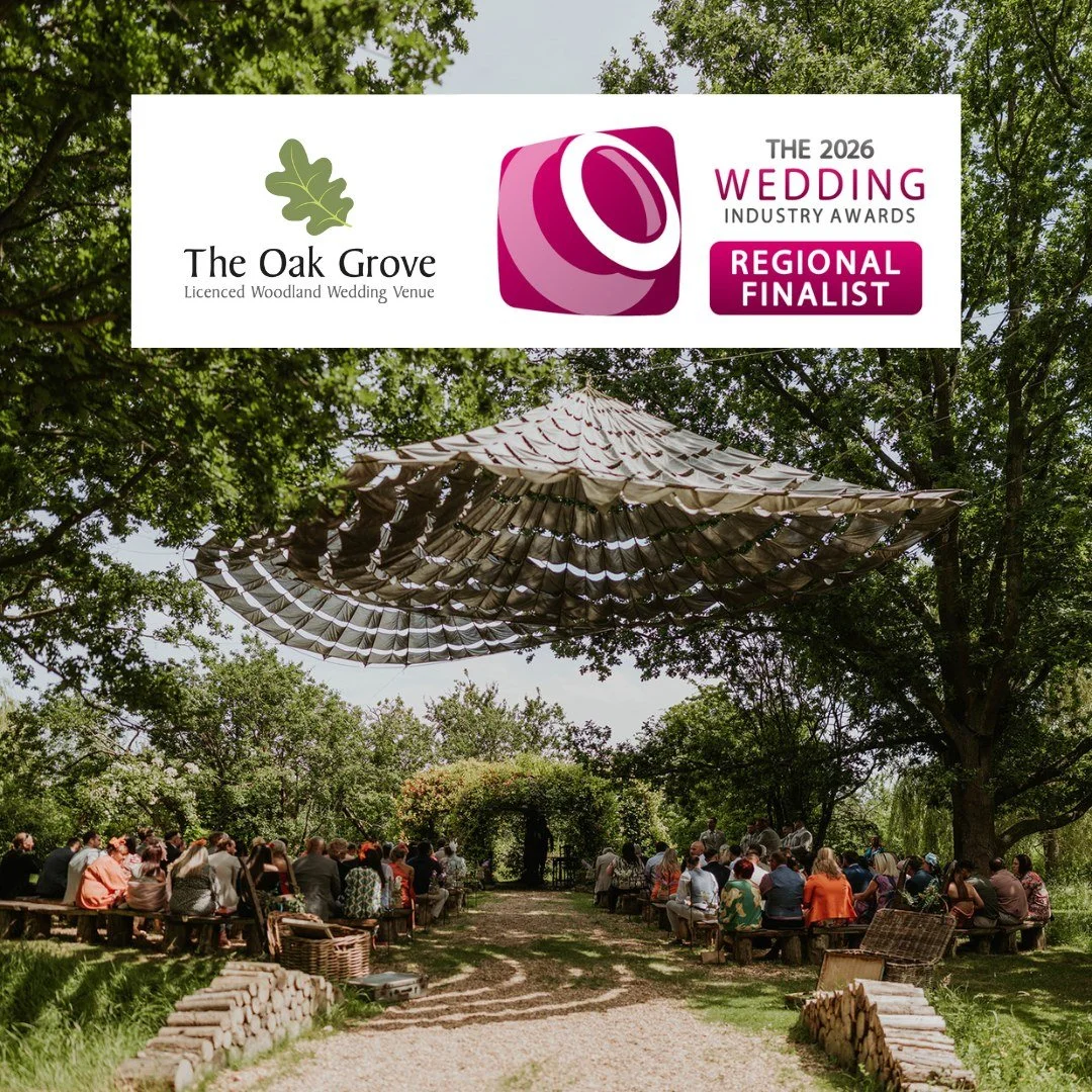 We&rsquo;re Regional Finalists!

We&rsquo;re absolutely thrilled to share that The Oak Grove has been named a Regional Finalist for &ldquo;Venue (Other) &ndash; South East&rdquo; in The Wedding Industry Awards 2025! 

This recognition means the world