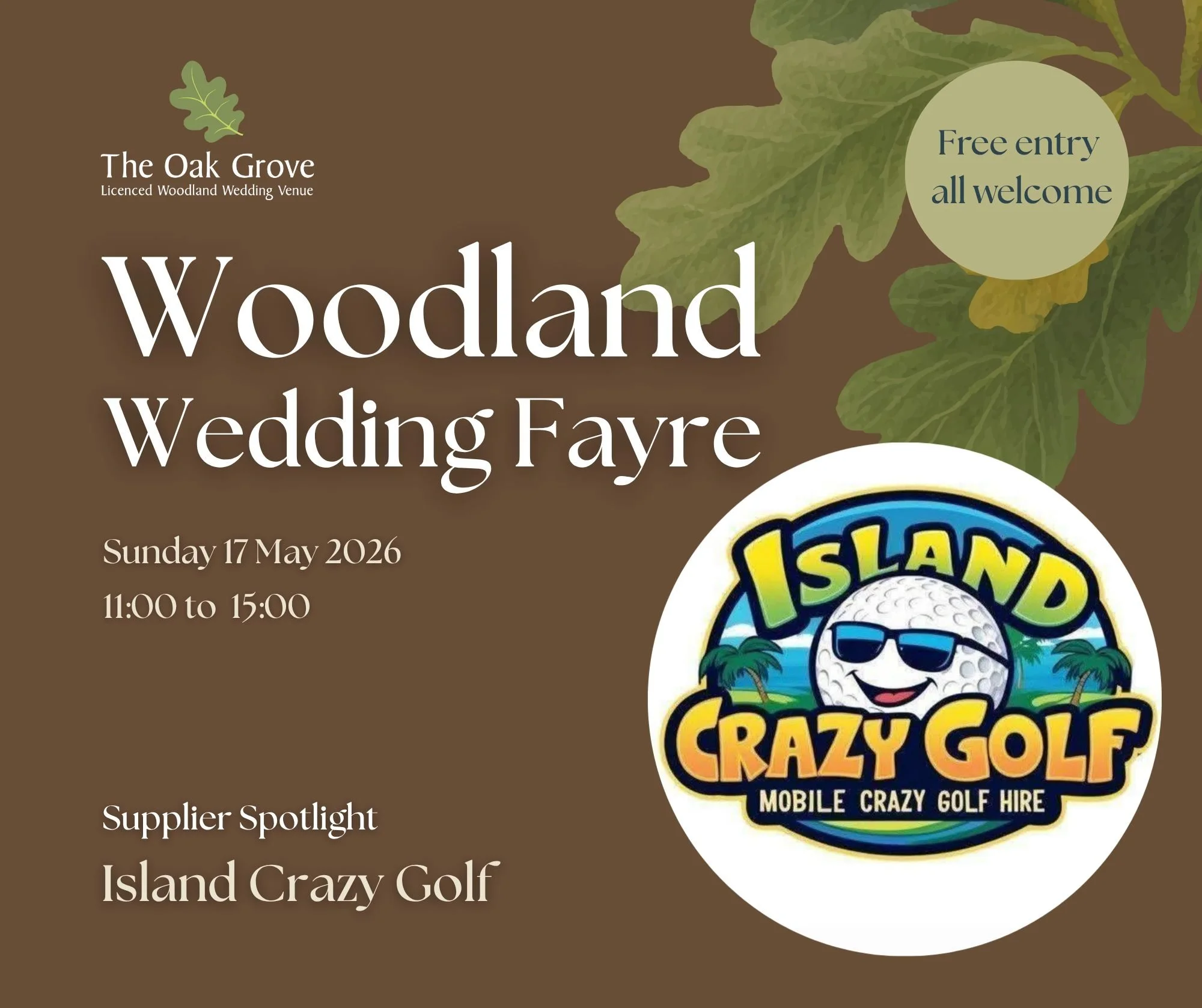 ⛳ Supplier Spotlight: Island Crazy Golf

Looking for something fun, relaxed, and totally memorable for your wedding?
Island Crazy Golf brings a beautifully handmade 9-hole course, perfect for weddings and guaranteed to keep guests of all ages enterta