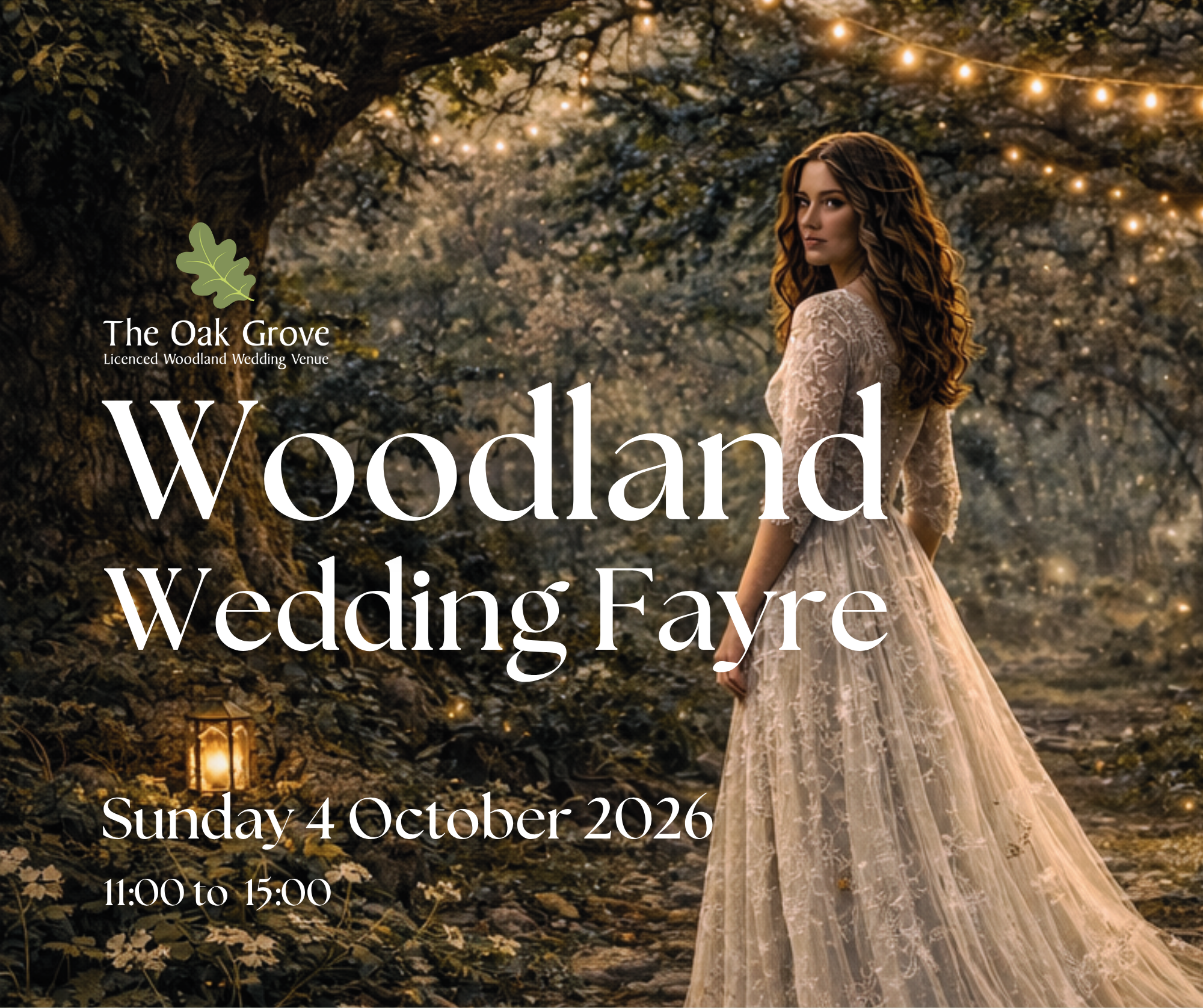 Woodland Wedding Fayre at The Oak Grove - 4th October 2026