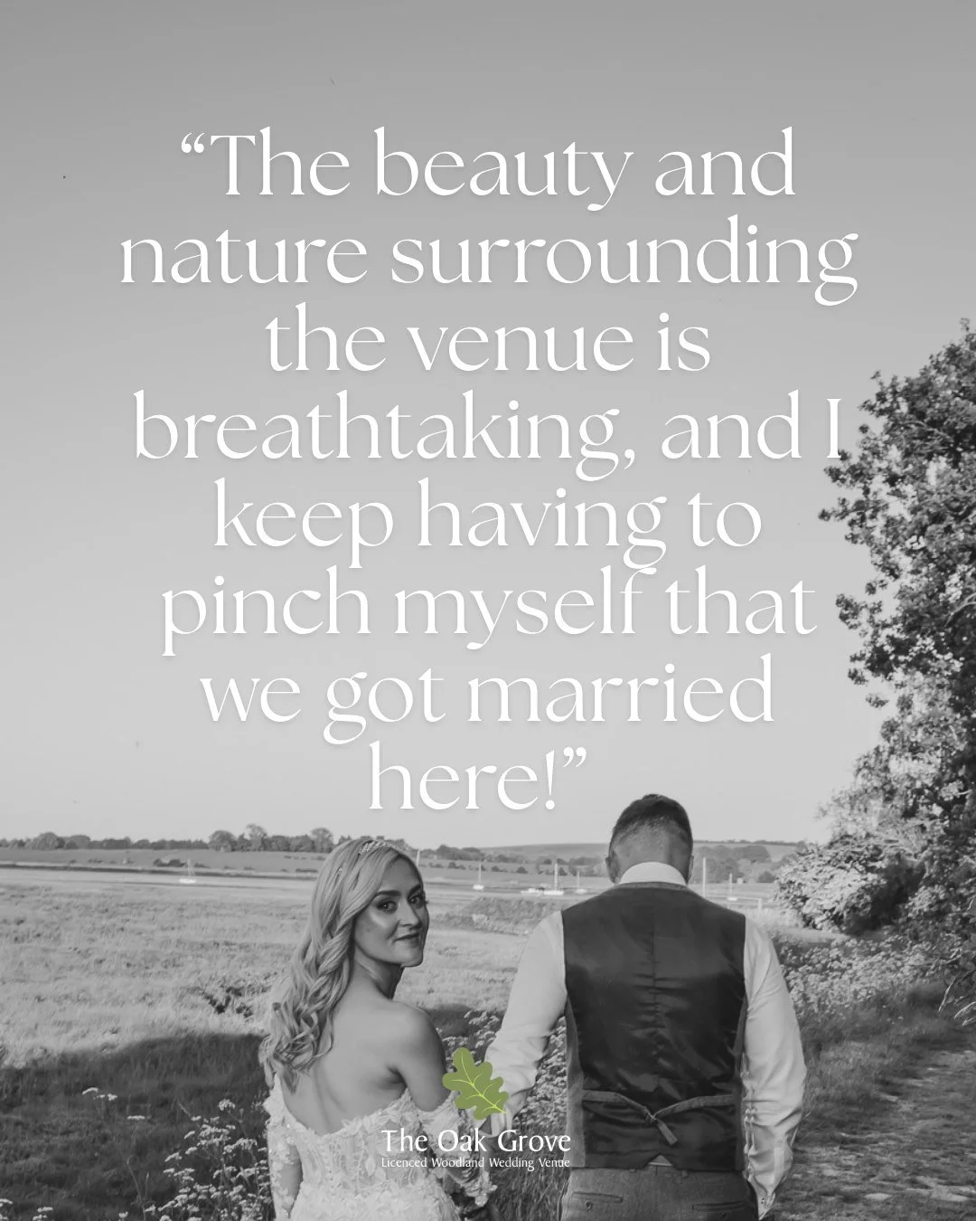 &ldquo;There&rsquo;s a certain magic to The Oak Grove&hellip; the beauty and nature surrounding the venue is breathtaking, and we kept having to pinch ourselves that we got married here.&rdquo; ✨

At The Oak Grove, weddings are thoughtfully woven int