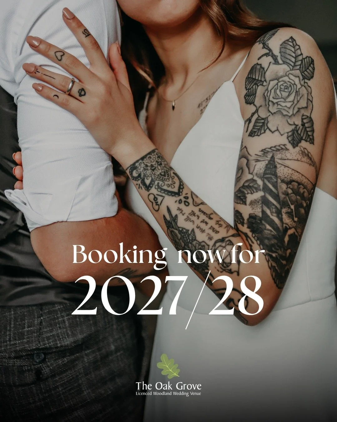 2027 &amp; 2028 Weddings Are Booking Fast

If you&rsquo;re dreaming of a wedding that feels relaxed, meaningful, and completely your own, The Oak Grove offers a truly magical woodland setting for weddings and handfasting ceremonies alike. 🌿

From he