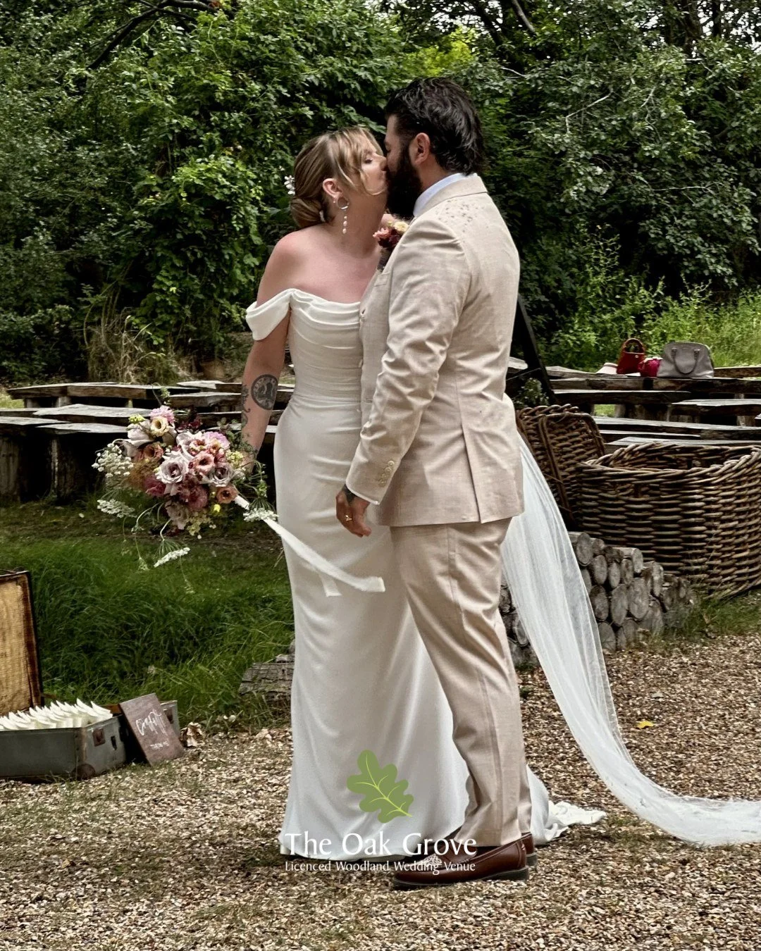 Here are a few more moments from Laura and Tom&rsquo;s beautiful wedding at The Oak Grove.

From Laura&rsquo;s memorable Rolls-Royce arrival to the elegant long-table setup and the beautiful floral arrangements she created herself, their day was fill