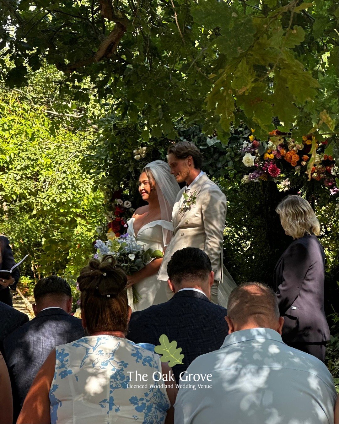 We love seeing how each couple makes The Oak Grove their own. 🤍

For Eliza &amp; Riley, fresh florals added soft pops of colour, complementing the woodland's natural greenery and textures. 🌸🌿

Sometimes, a few thoughtful details and the beauty of 