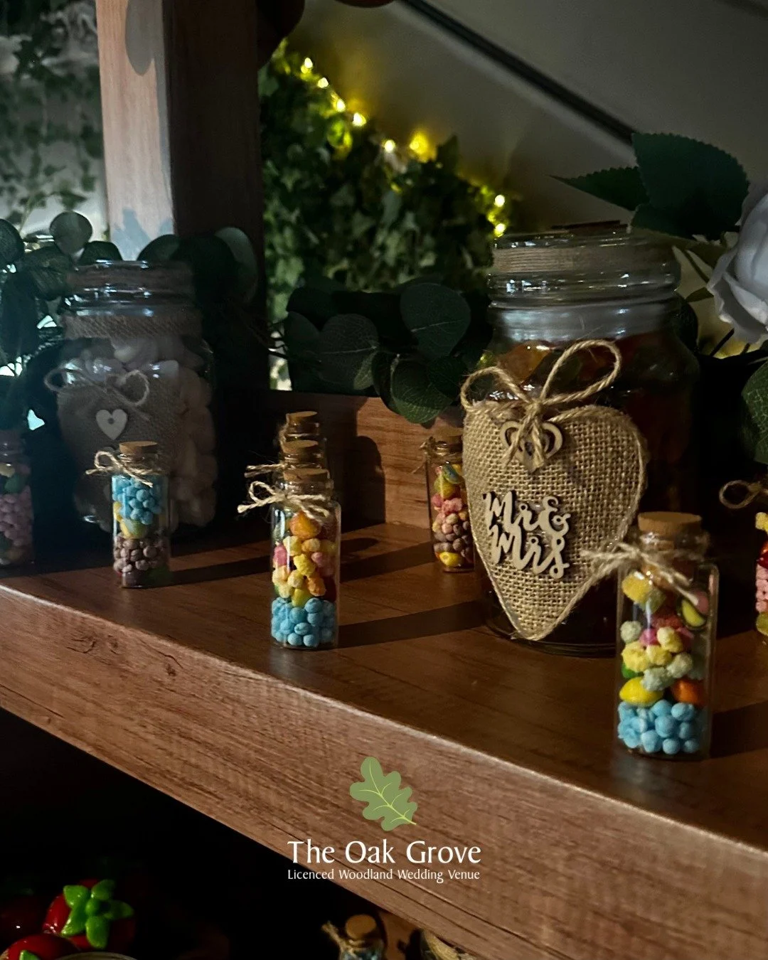A closer look at some of the thoughtful touches from Shelley &amp; Jack's day at The Oak Grove.

Rustic hessian and wooden details were paired with soft greenery and gorgeous orange roses, bringing little bursts of warmth and colour throughout the ve