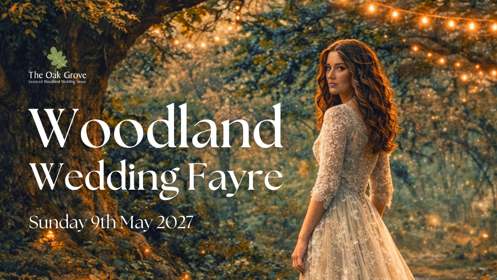 Woodland Wedding Fayre at The Oak Grove - 9th May 2027