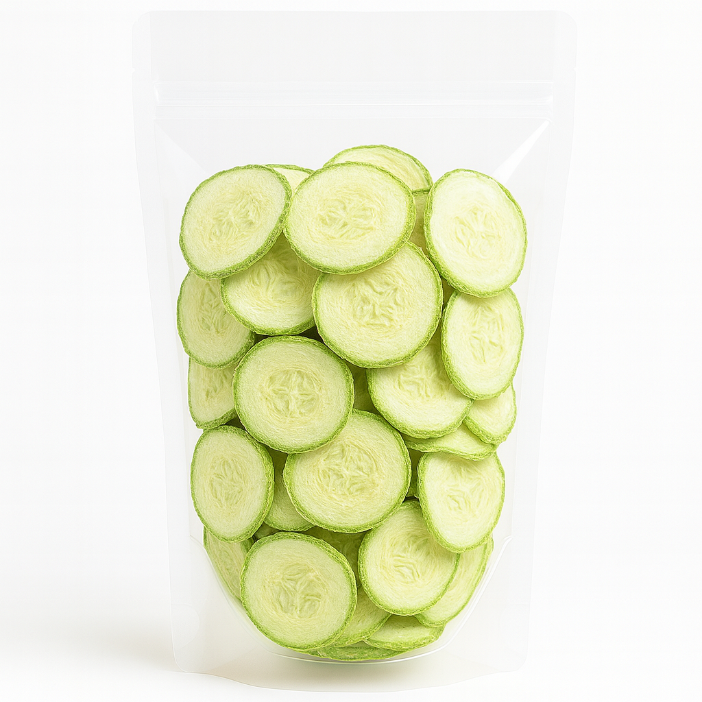 Concombre lyophilisé