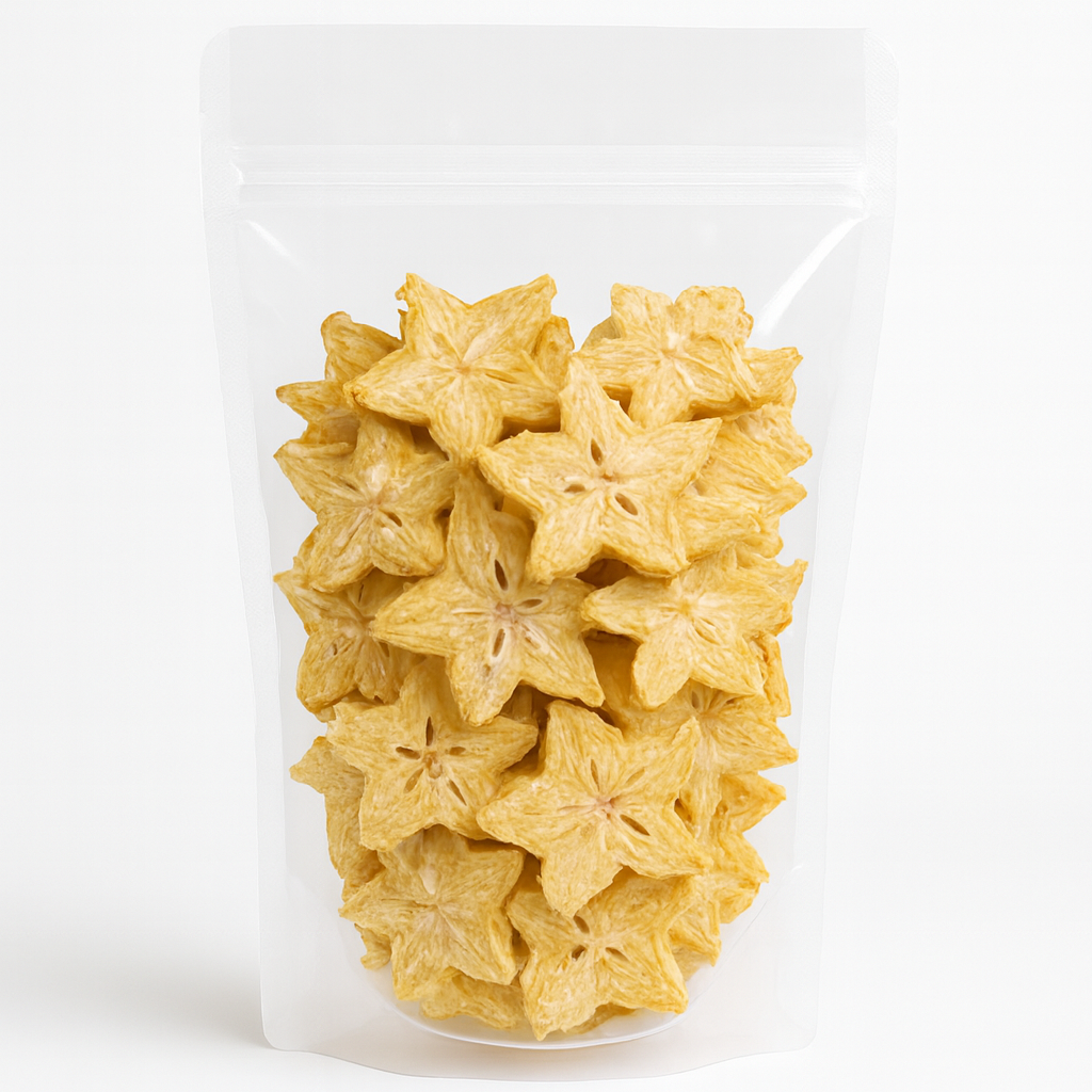 Carambole en tranches lyophilisées
