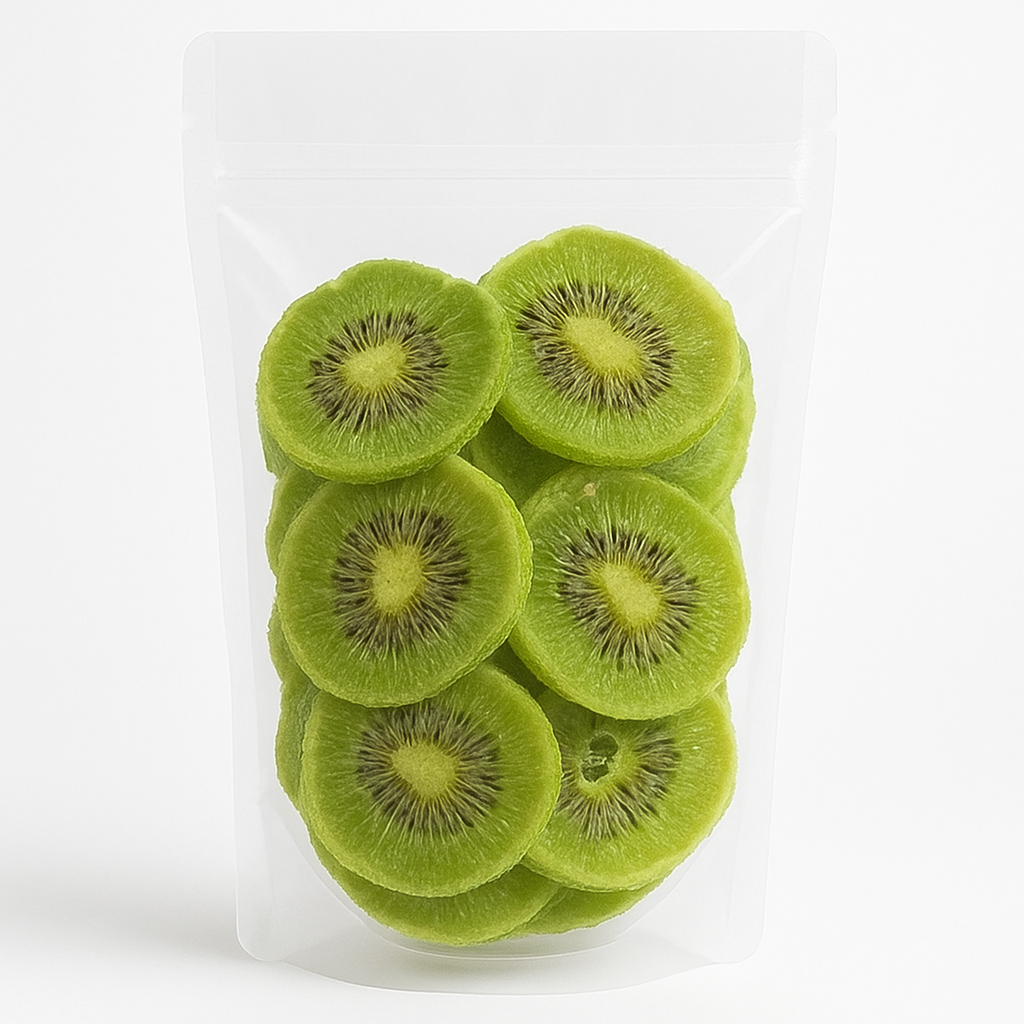 Kiwis vert en tranches lyophilisés