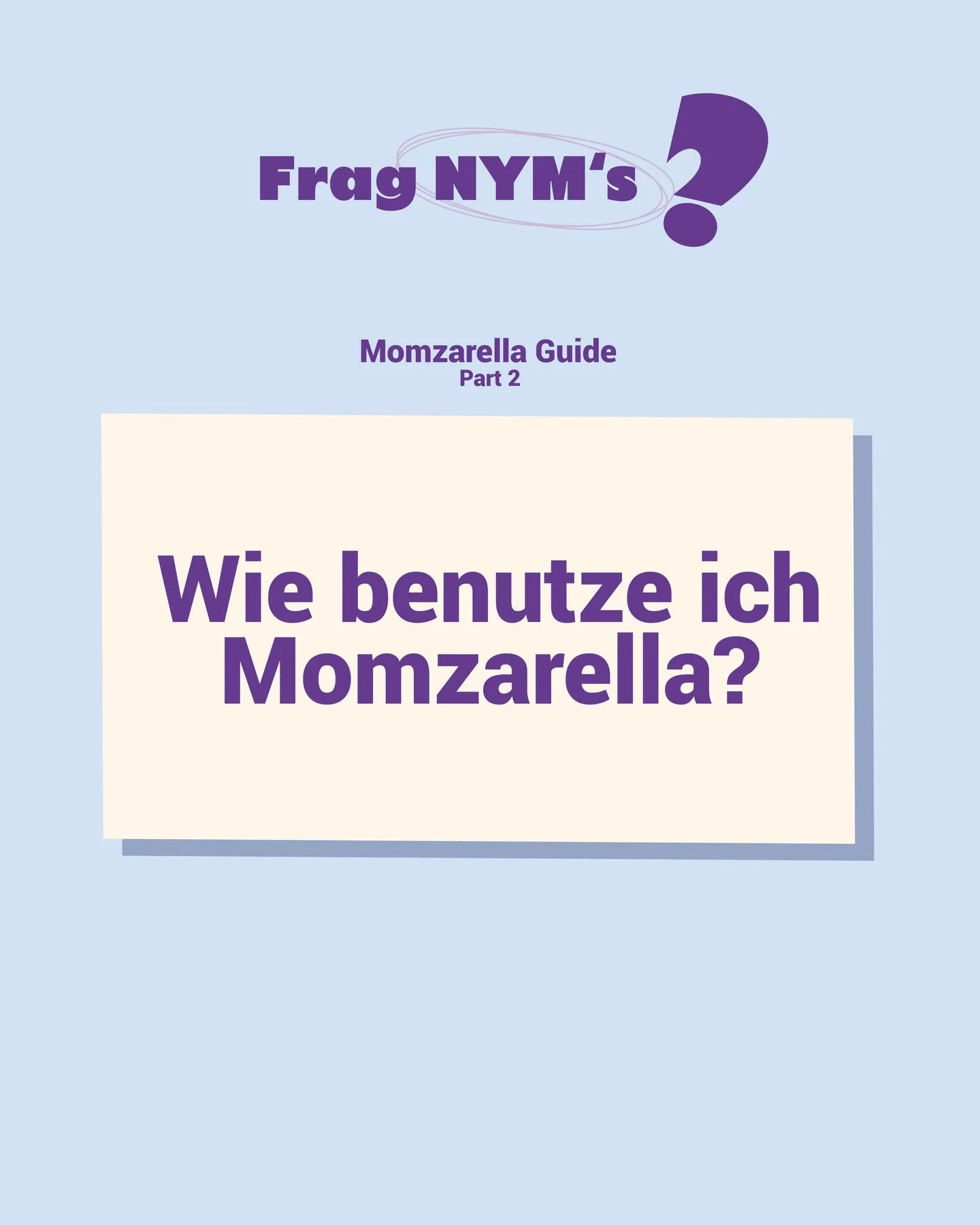 Wie verwende ich Momzarella richtig? 💭
Wir erkl&auml;ren es euch in unserer neuen FAQ-Serie, wo wir euch Antworten liefern zu Fragen, die uns h&auml;ufig erreichen 

1. Auf der Pizza - entweder Pizza mit Tomatenso&szlig;e und den Momzarella tropfenf