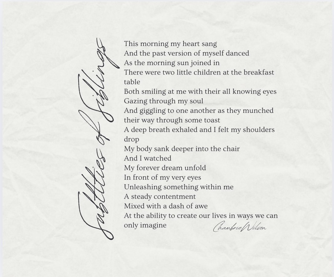 Custom poetry - Short & Sweet