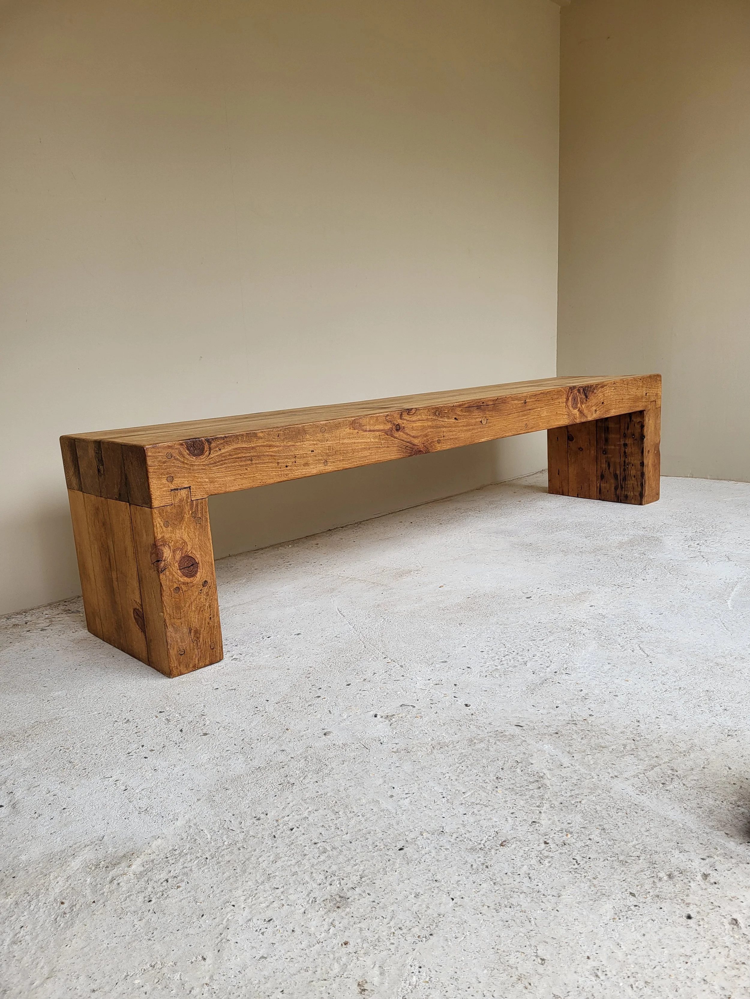 Custom made Pine Bench.