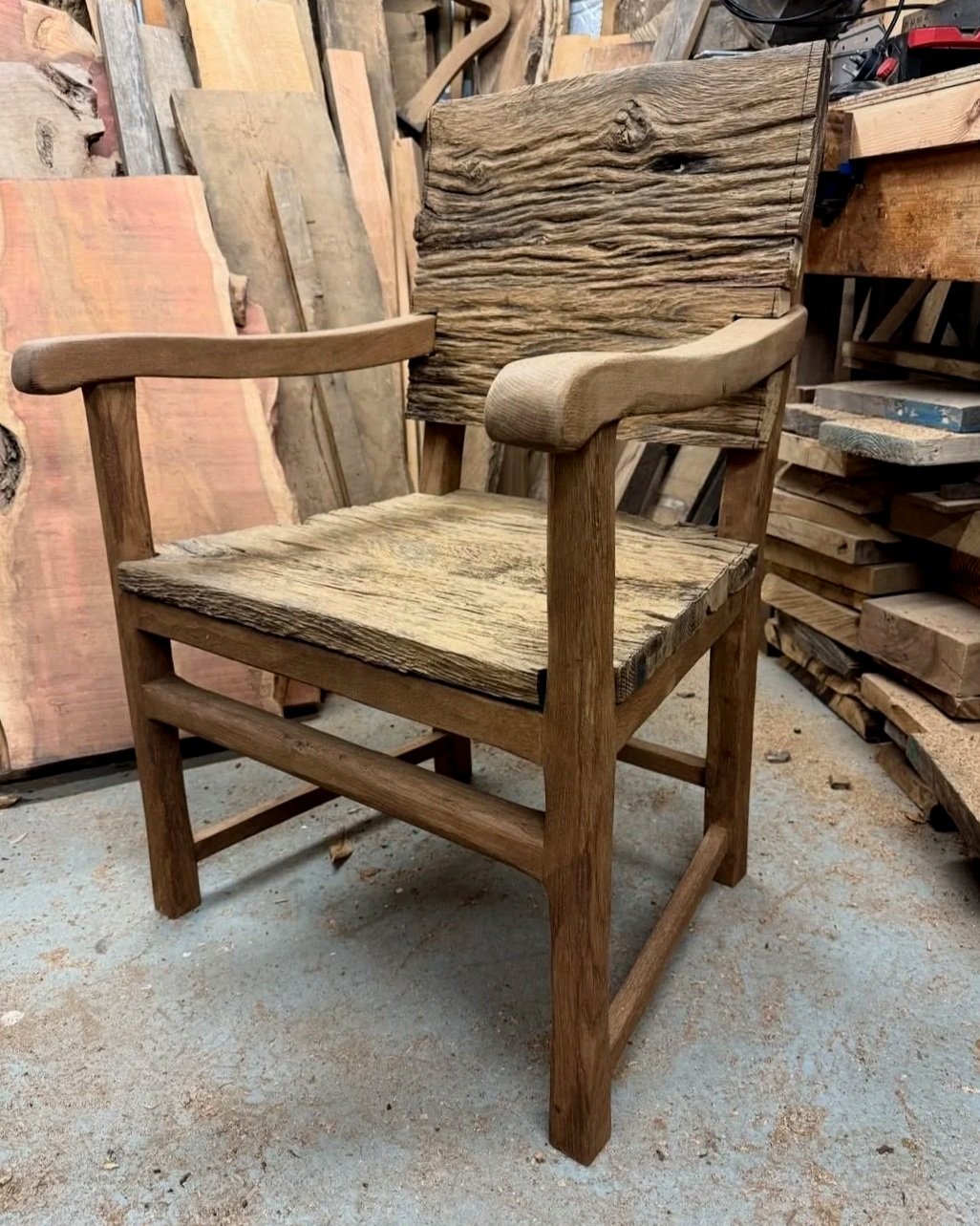 Reclaimed Oak Chair
