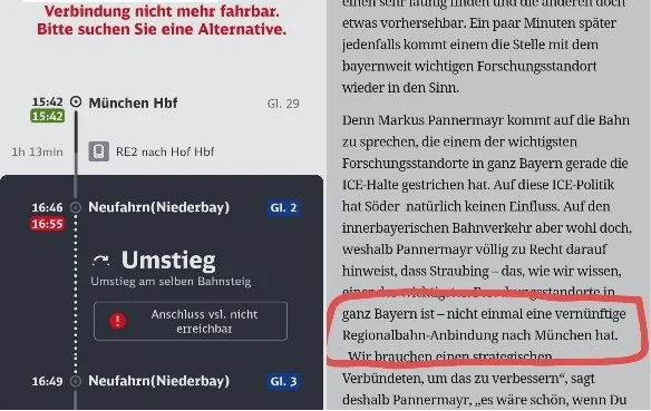 Das Elend dieser Verbindung