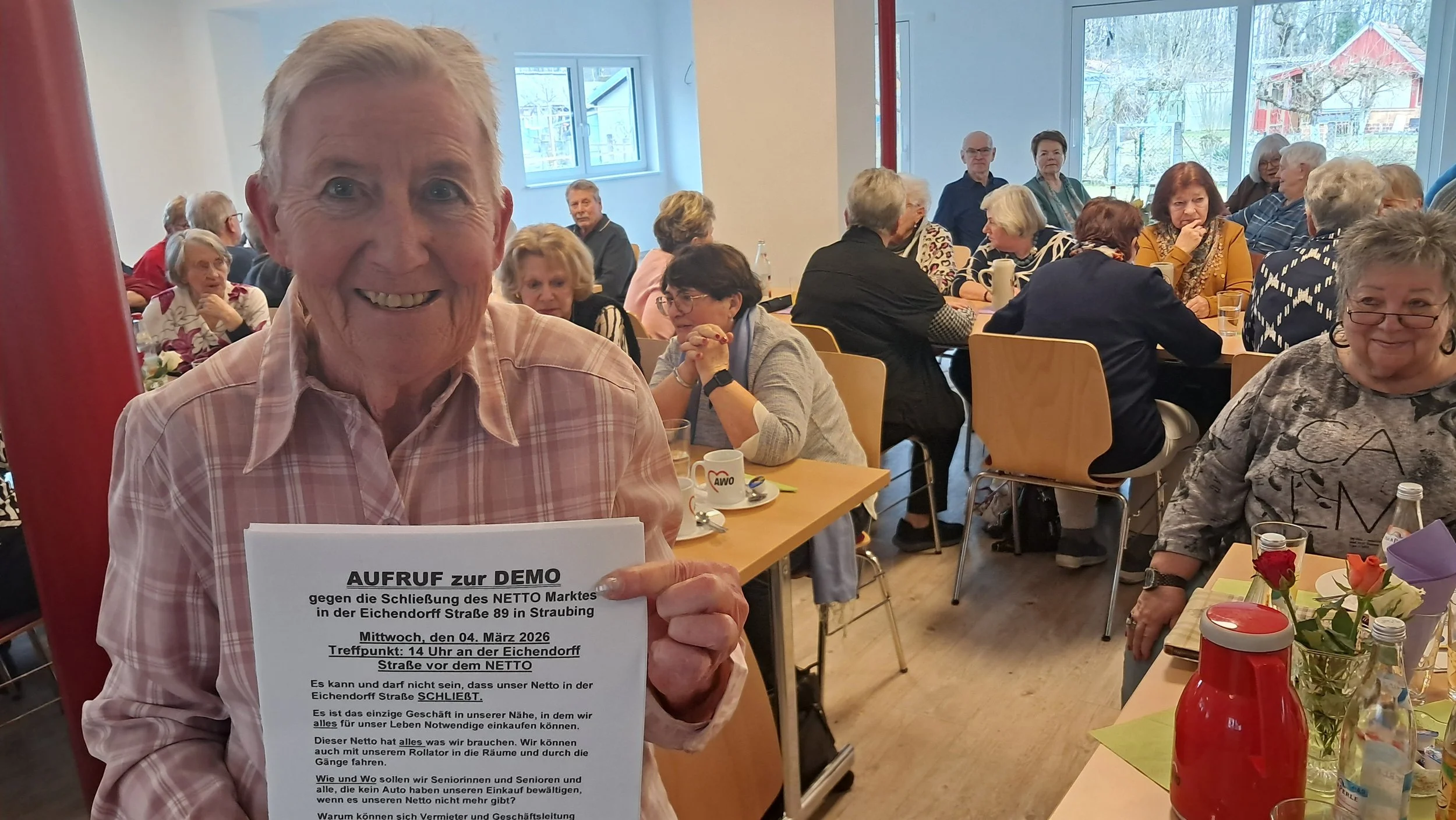 Supermarktkämpfe: Demo und Unterschriften