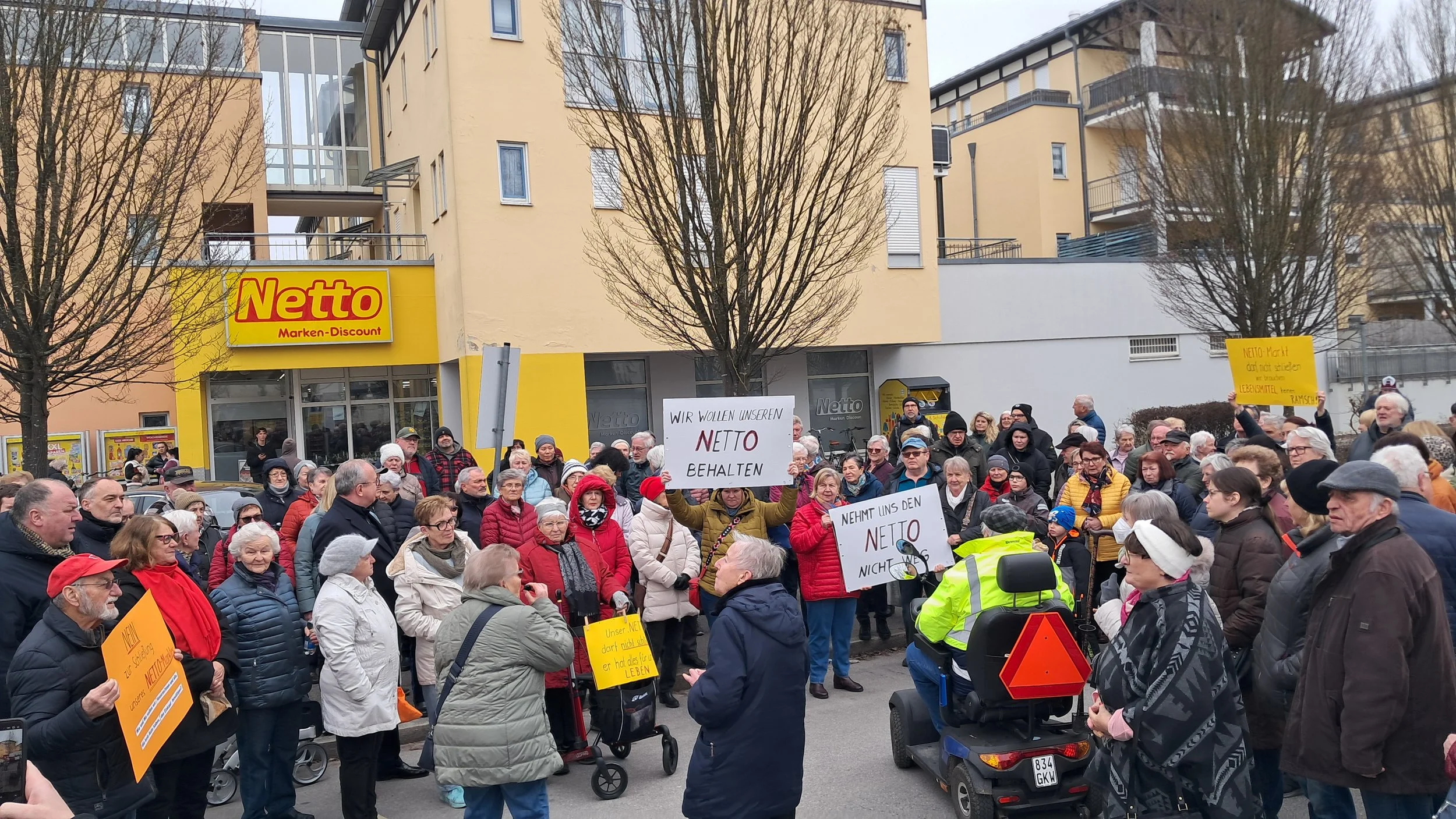 Netto-Demo: Kann die Stadt vermitteln?