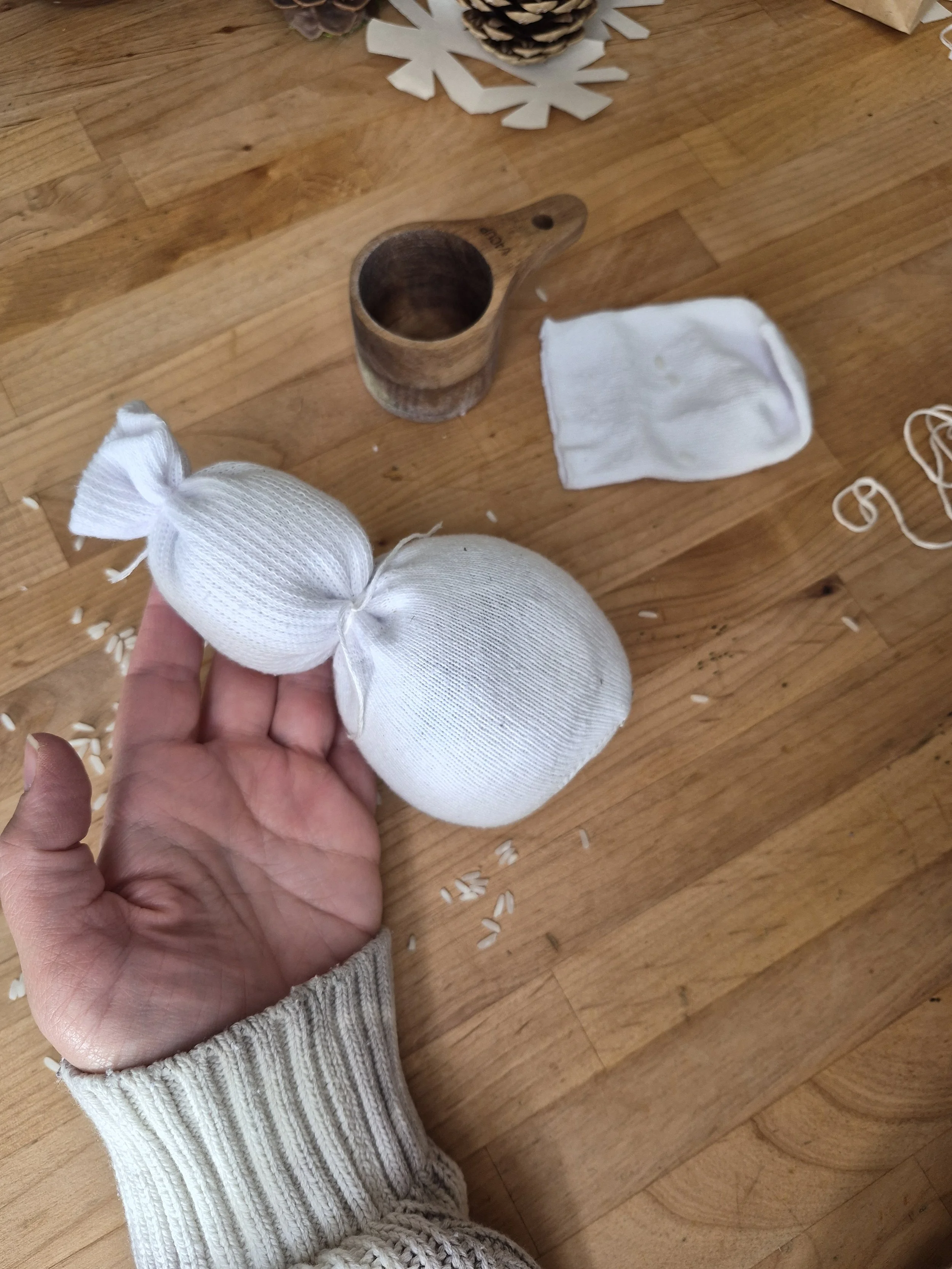 This is what it looks like after stuffing. 